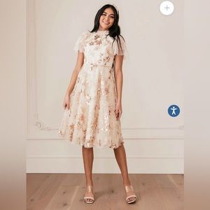 Jessakae Moonlight gold sequins dress